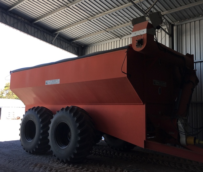 30 m/t Dunstan Chaser Bin 70,000.00+gst ONO Machinery